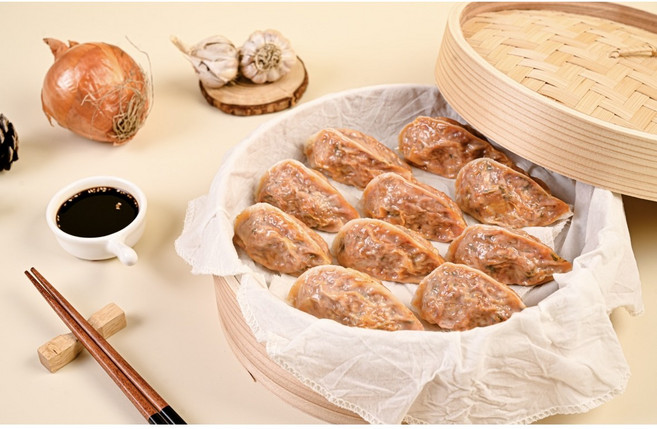 청주명물 아삭킹김치만두, 3개, 380g