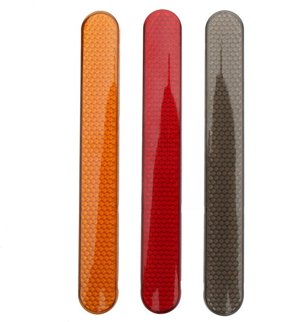 락모터스 자동차 반사스티커 반사밴드 야광띠 반사판 스티커 오토바이 스쿠터 야간주행 안전, 레드, 1개