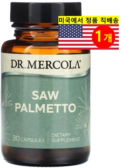 Dr. Mercola 펀더멘탈 쏘팔메토 추출 320mg Saw Palmetto, 1개, 30정 - 쿠팡