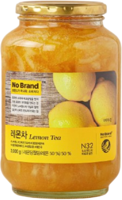 [노브랜드] 레몬 차 액상 2kg, 1개입, 1개