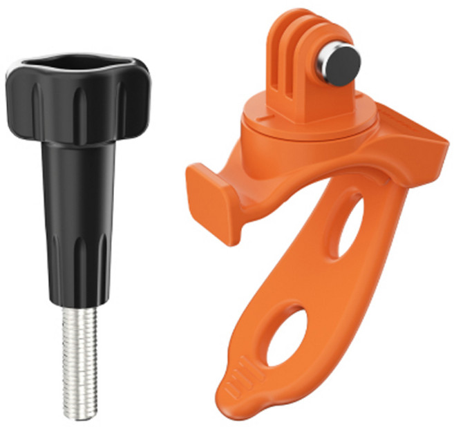 써니라이프 인스타360 플렉시블 스트랩 마운트 ULTRA/X/GO/ACE PRO 시리즈 액션카메라 공용 악세사리, 오렌지, 스트랩 플렉시블 마운트