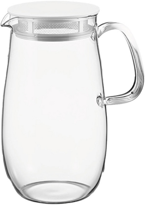 HARIO 麥茶君冷水壺 1000ml 白色 XMP-1000-W 日本製造 耐熱冰箱, 1個