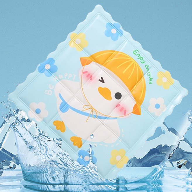 쿨링시트 쿨방석 여름방석 아이스방석 의자방석, 유치원오리