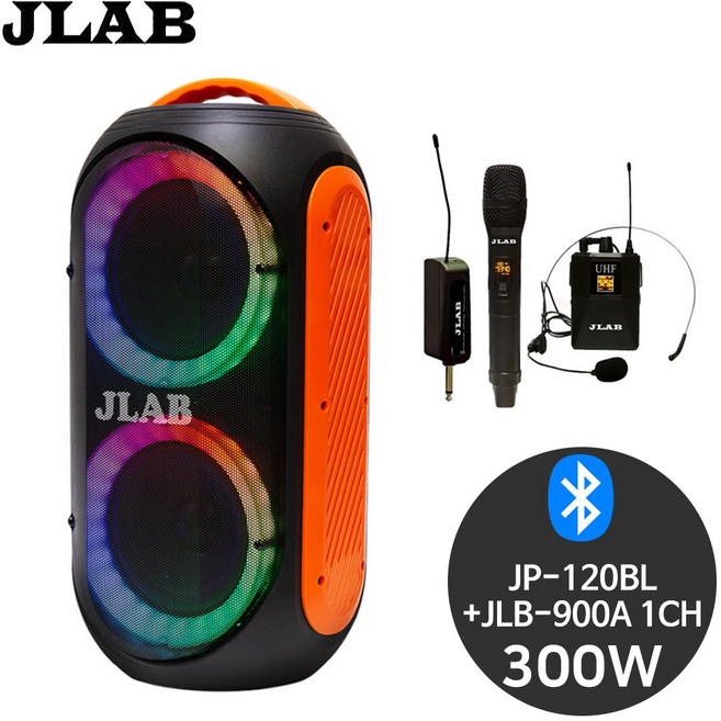 JBL 파티박스 JP-120BL+900A 1CH 블루투스 무선마이크