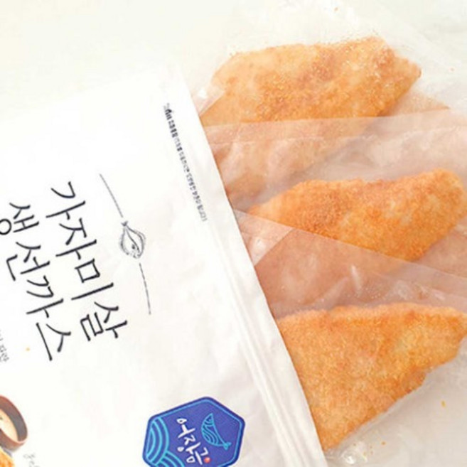 5/8 대안뉴스 특집 생선까스 담백한 가자미살 생선까스 (1팩 5마리), 3개, 500g