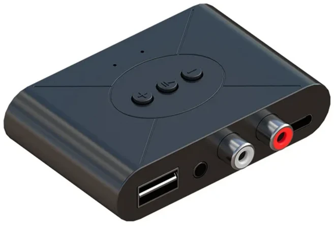 NFC 블루투스 호환 5.3 오디오 수신기 U 디스크 RCA 3.5mm AUX USB 스테레오 음악 무선 어댑터 차량용 핸즈, 01 V5.3, 01 Black