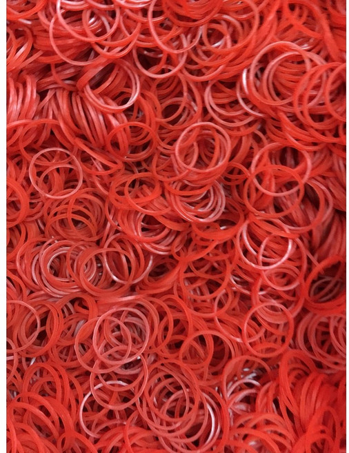 HY 橡膠橡皮筋 No.14 辦公蔬果綑綁專用, 1個, 4.5公斤裝, 紅色
