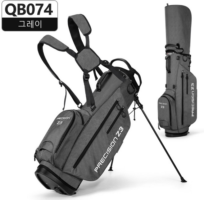 PGM 골프가방 초경량 골프백 스탠드백 QB074, 그레이