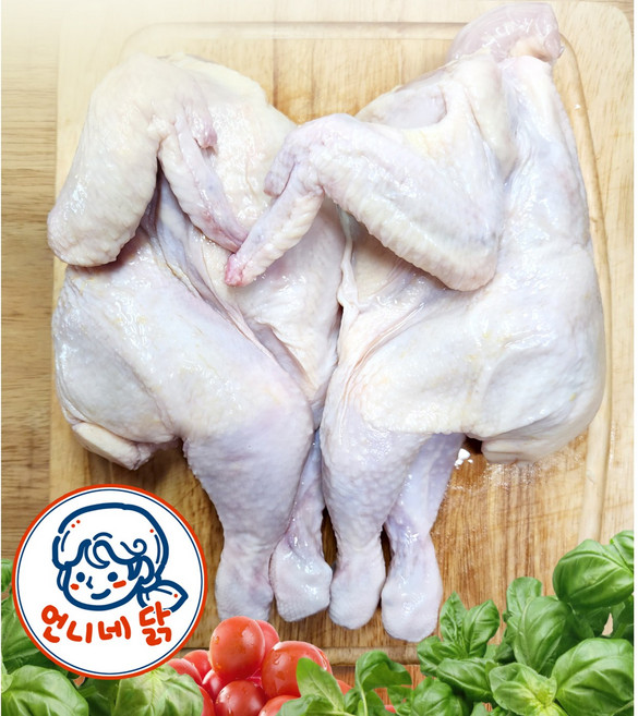국내산 냉장 생닭 삼계탕용 생닭 2마리 포장 삼계탕 한방재료, 냉장 생닭두마리, 2개