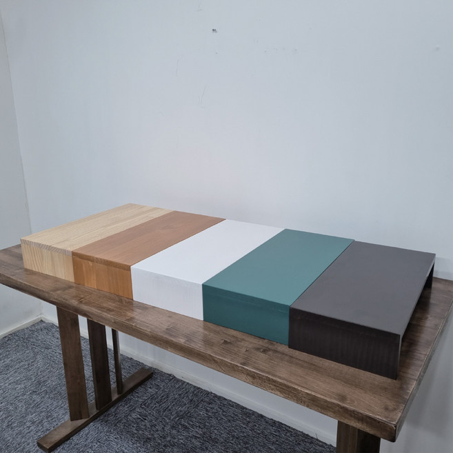 나이테플레이 모니터 받침대 국내제작 원목받침대 친환경코팅 다용도수납장 다양한컬러 500~900사이즈 주문제작 국내제작, 150(15cm), 화이트