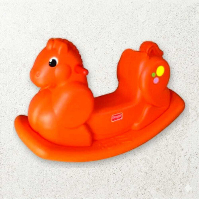 쿠쿠토이즈 흔들말타기 오렌지 유아 균형 감각 로킹 놀이완구 키재기, 단품