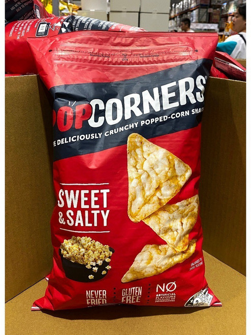 PopCorners 爆米花脆片 鹹甜口味, 567g, 1個