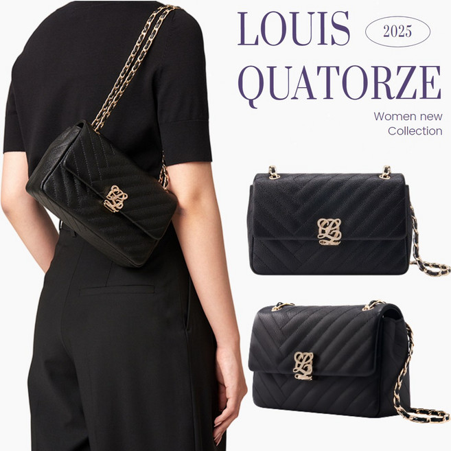 [백화점 정품배송] LOUIS QUATORZE 루이까또즈 여성 체인 숄더백_대학생 첫가방 여성 크로스백 명품가방