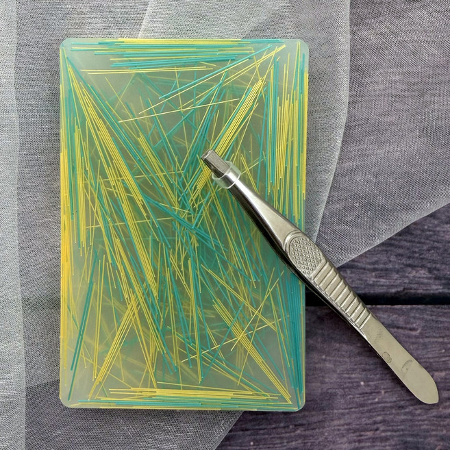 털뽑기 피젯토이 쓸데없는 장난감, 1개, 블루라인