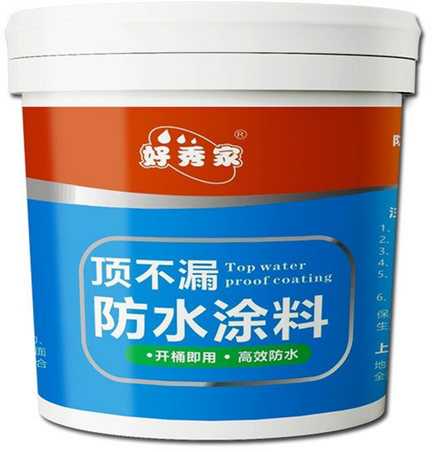 好秀家 頂不漏防水塗料 水泥屋頂漏水專用, 1個, 頂不漏防水（藍色）水泥屋頂漏水專用,500g【送工具】