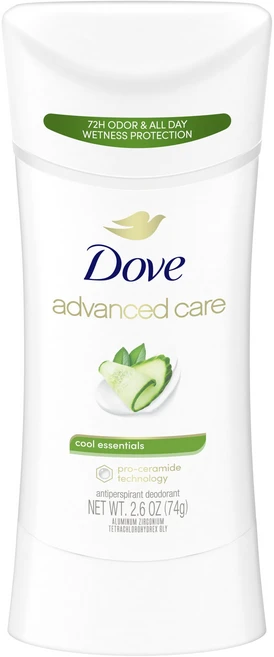 Dove 어드밴스드 케어 데오도란트 쿨 에센셜, 74g, 1개 - 쿠팡
