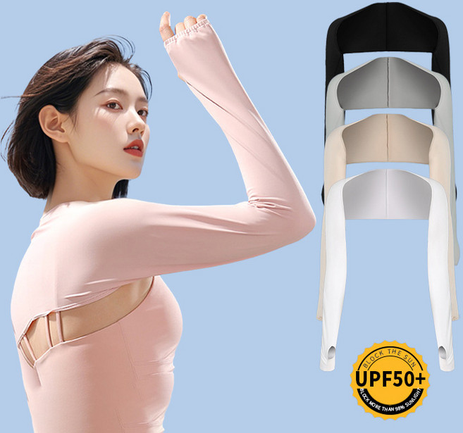 로지제이 자외선 차단 UV차단 일체형 여성 골프 볼레로 팔토시 스포츠 쿨토시 2P 1P