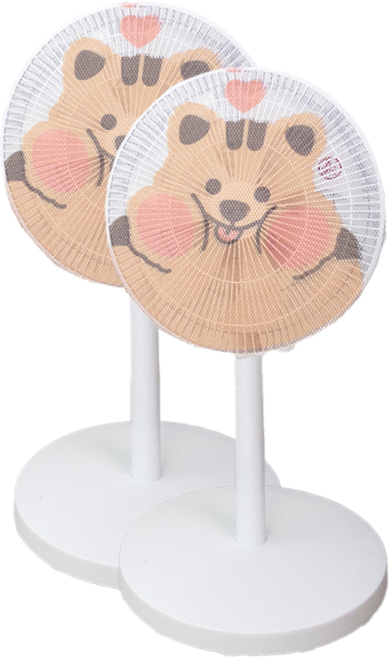 베이폴리 선풍기 안전망, 2개, 빵빵람쥐