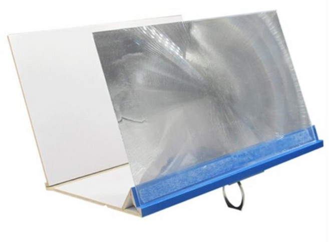 스마트폰 화면크게 노트북형 확대경 확대렌즈 핸드폰화면확대기 스마트폰렌즈, 1개, 블루혼합