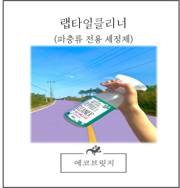 랩타일클리너/파충류사육장청소용품/청결용품, 1개