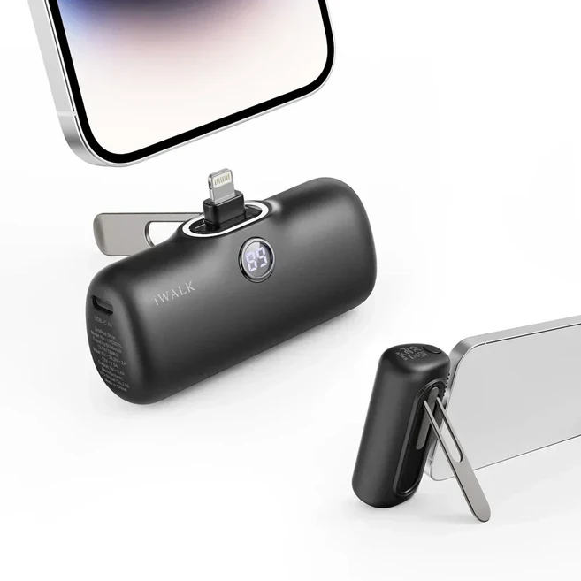 IWALK 휴대용 보조배터리 s 고속 충전기 호환 배터리 울트라 외장, 01 5000mAh (5000밀리암페어시), 03 iPhone 6-14-Black