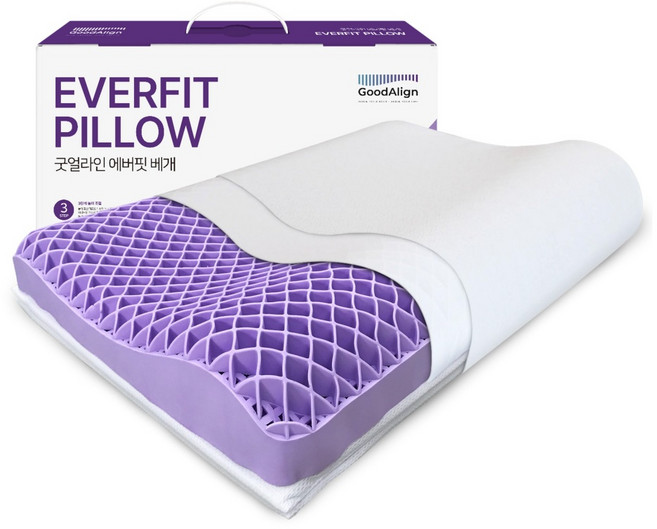 에버핏 빨아쓰는 높이조절 낮은 경추베개, 1개