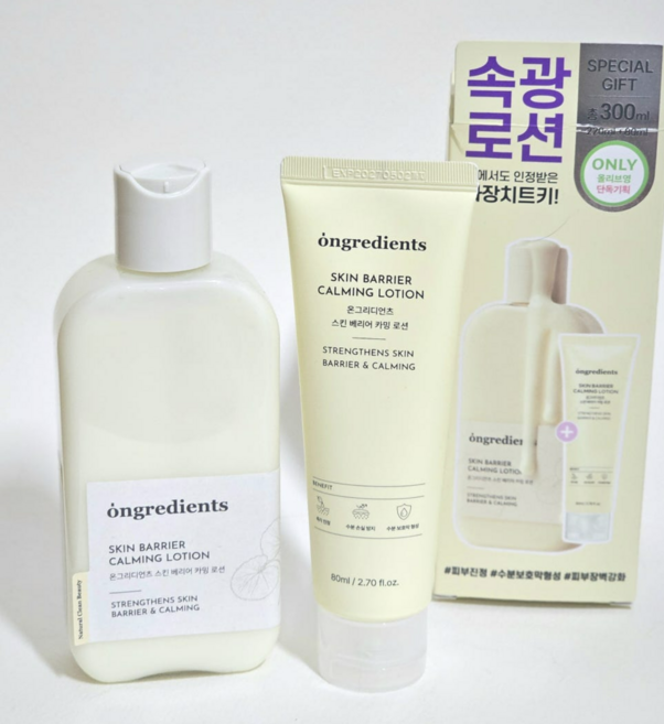 온그리디언츠 스킨 베리어 카밍 로션 (+추가 증정 ) 속광 로션, 220ml, 1개