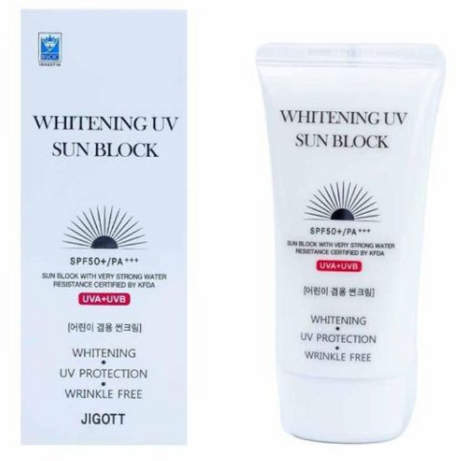 테온셀 지고트 닝 UV 썬 블럭 크림 기능성 어린이 화이트 3중 X ( 2매입 )