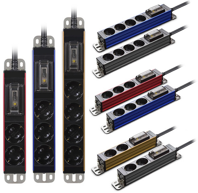 국산 2구 3구 4구 컬러 알루미늄 고용량 멀티탭 콘센트 누전차단기 1.5M 3M 5M 고전력 4000W 에어컨용 에어컨 전용 건조기 인덕션 대용량 고전압 고압 멀티텝 멀티캡 선, 티타늄 3구 5M, 1개