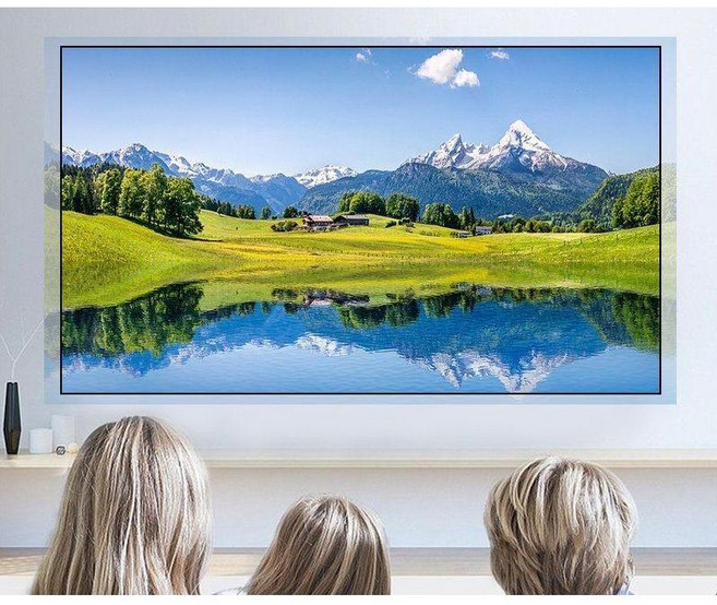 세비아숲 초단초점 8중내광 100인치 하드스크린 120인치프레임