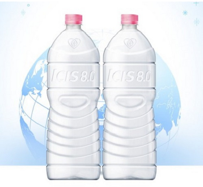 아이시스 8.0 ECO 생수 무라벨, 2L, 12개