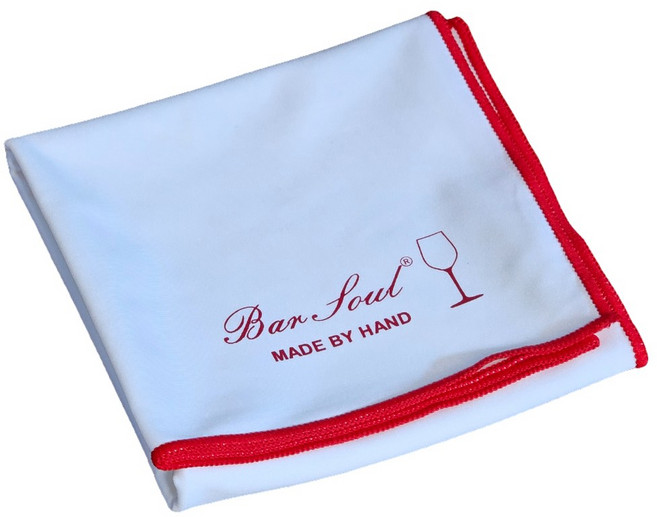 바 소울 글라스 극세사 린넨 와인 유리잔 전용 클리너 천 바텐더 추천, 2개, 화이트