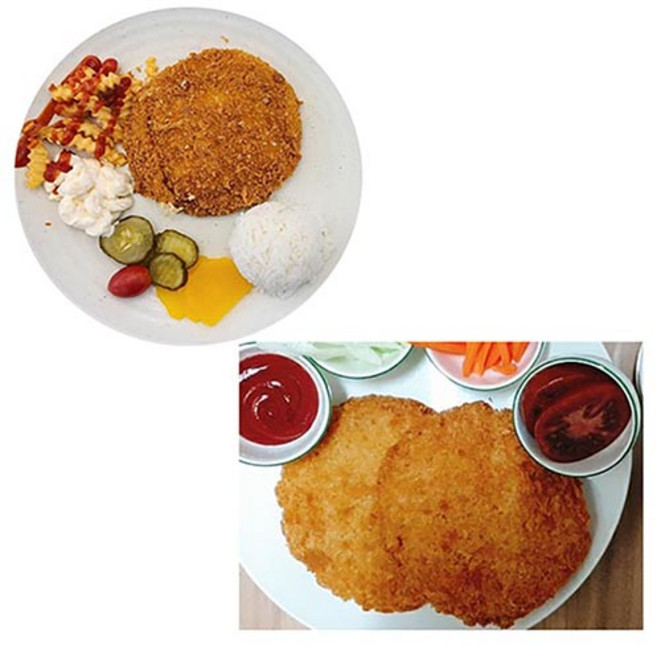 엄마손 순살가득 통살 등심돈까스-1kgx1팩(100gx10장) 업소전문용, 100g, 10개