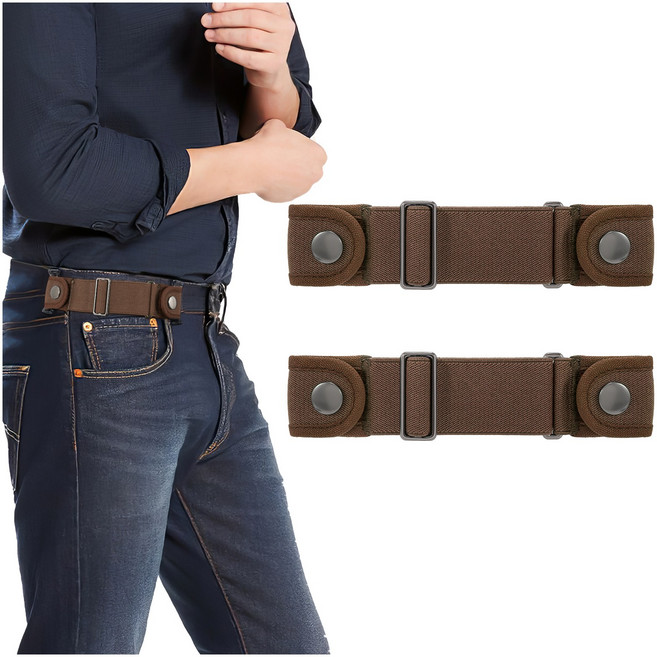 JASGOOD 스트레치 벨트 늘어나는 멀티 캐주얼 허리띠