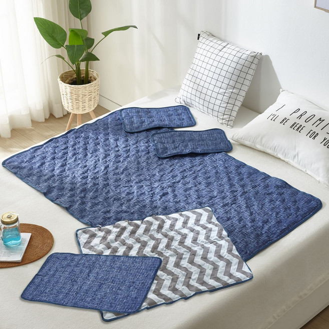 카이르 아이스 냉 양면 쿨매트 세트, 혼합색상