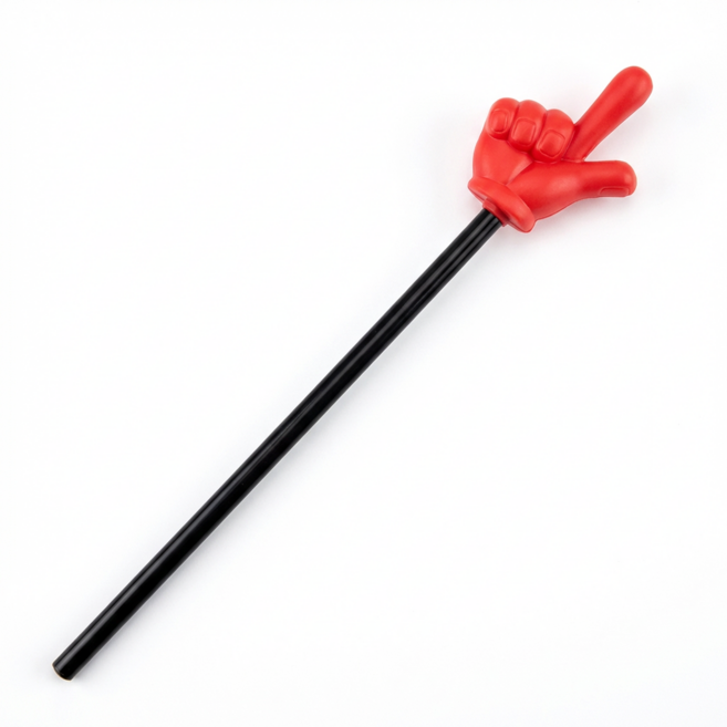 이지스홈 BIG사이즈 손가락 지시봉 가이드봉, 1개, 레드