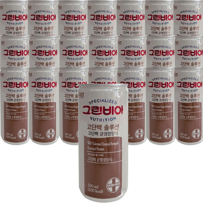 그린비아 고단백 솔루션 전문영양식 환자 식사대용 고단백 균형영양식, 30개, 200ml