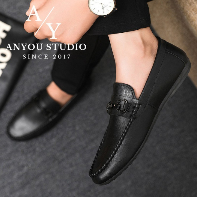 ANYOU 남성 슬립온 구두 로퍼 캐주얼 정장 신사화 편한 데일리 남자 신발 로퍼 드라이빙 슈즈