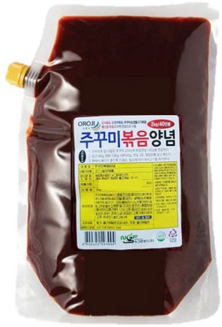 뉴그린 주꾸미볶음양념 2kg 쭈꾸미양념장 볶음양념장, 1개