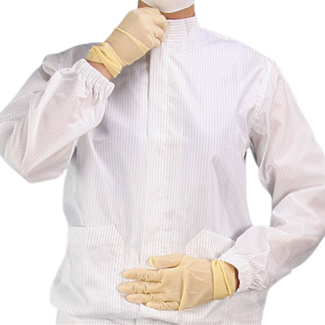 대호통상 TP-01 방진복/제전복/무진복 투피스 상하세트 C카라형 (미얀마산) 제약 바이오 식품 반도체 전기전자 등 청정관리구역 전용, 1세트, 블루