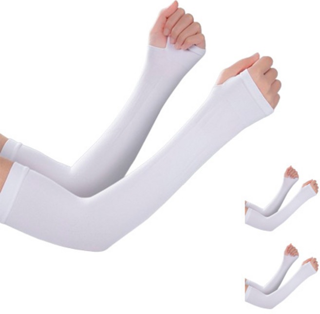스마일공감 자외선 차단 쿨토시 손목 손등커버 2P x 3세트, 손등커버형, 화이트, 6개