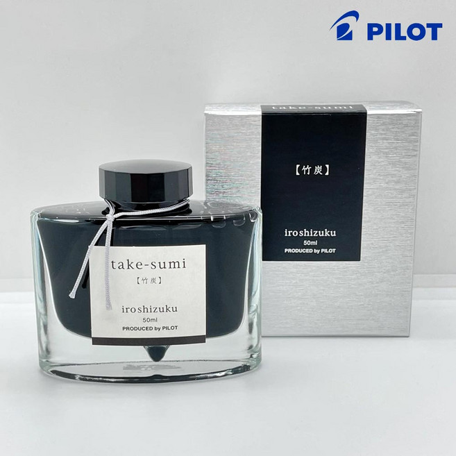 파이롯트 이로시주쿠 만년필 잉크 50ml, TAK(죽탄/타케스미)