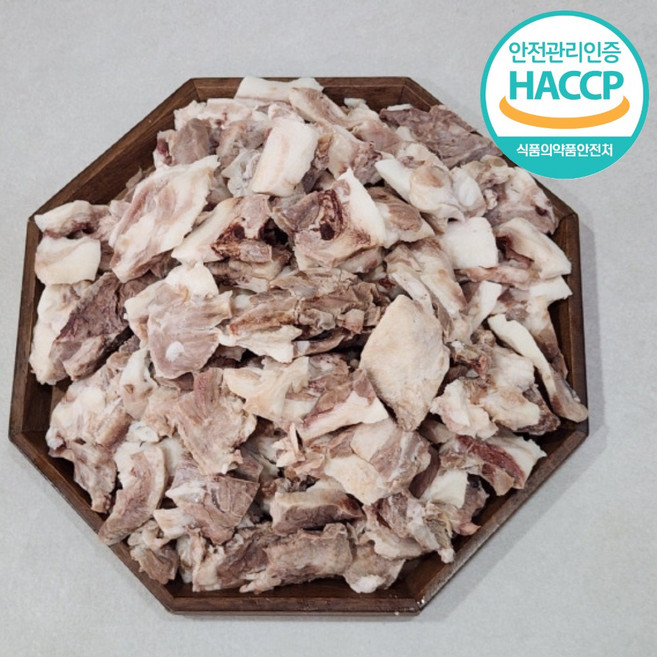 국내산 돼지 머리고기 수육 국밥용 고기 1kg, 1개