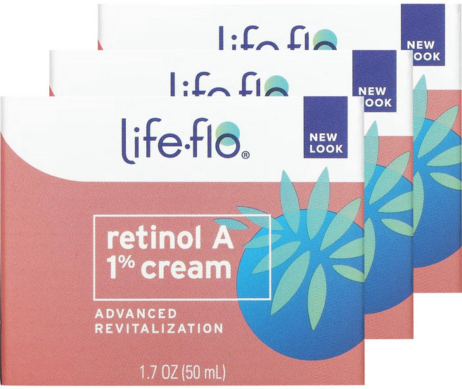 라이프플로헬스 레티놀 A 1% 어드밴스드 리바이탈라이제이션 크림, 50ml, 3개