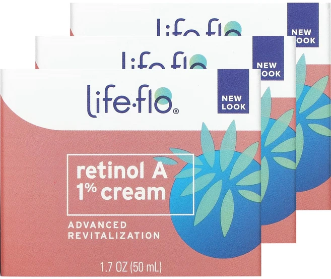 라이프플로헬스 레티놀 A 1% 어드밴스드 리바이탈라이제이션 크림, 50ml, 3개 - 쿠팡