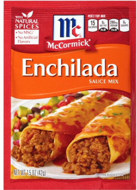 소스 믹스 파우더 가루 McCormick 맥코믹 엔칠라다 1.5온스 3개입 1세트, 소스 믹스 파우더 가루 McCormick 맥코믹 엔칠라