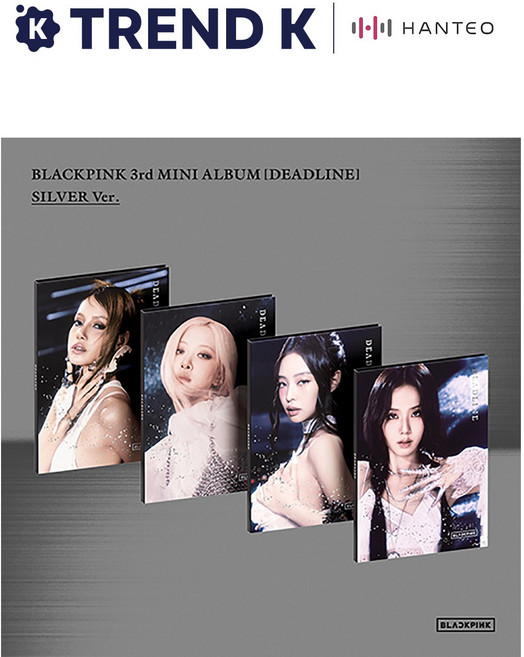 블랙핑크 미니3집 앨범 DEADLINE SILVER Ver 디지팩, 로제 Ver