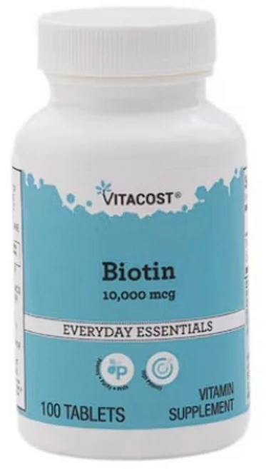 비타코스트 바이오틴 Vitacost Biotin 10000mcg 100정, 3개 - 쿠팡
