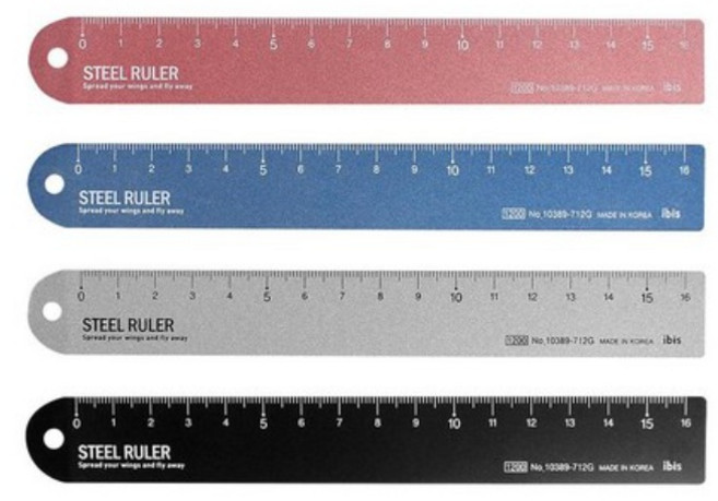 아이비스 16cm 스틸 직자 SP10389, 랜덤 발송, 4개