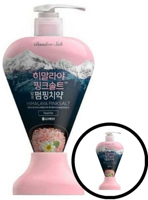 히말라야 핑크솔트담은 칫솔4입 (약한잇몸)x2개 ., 285g
